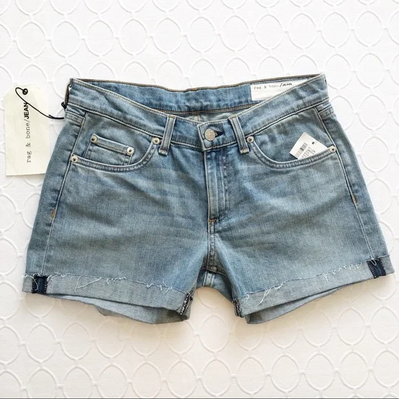 Rag & Bone Wiley Cuffed Boyfriend Short27 Jean Shorts